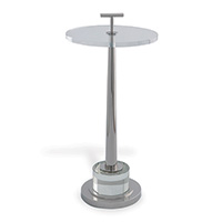 Toronto Nickel/crystal Accent Table