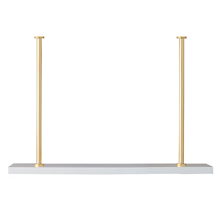 Marais Additional Shelf White/gold Kit 24"W