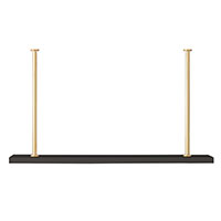 Marais Additional Shelf Black/gold Kit 36"W