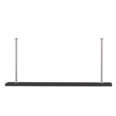 Marais Additional Shelf Black/nickel Kit 48"W