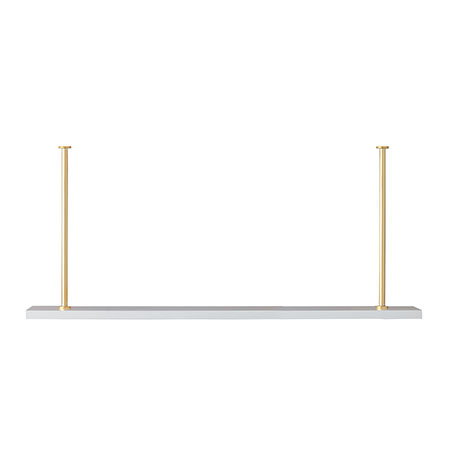 Marais Additional Shelf White/gold Kit 48"W