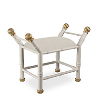 Boca White Bench Com
