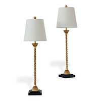 Delfern Gold Buffet Lamps (set Of 2)