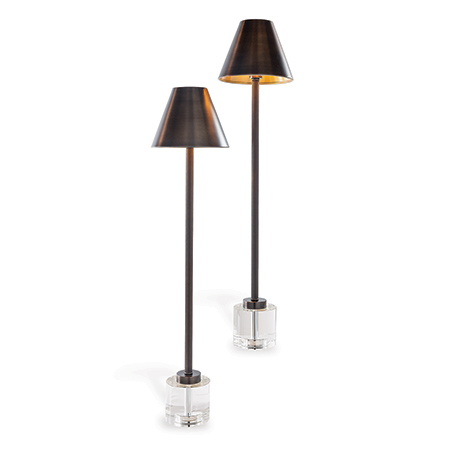 Parliament Crystal/bronze Buffet Lamp (set/2)