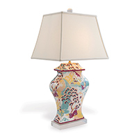 Canton Coral Lamp 33"H