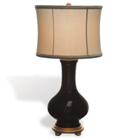 Dorothy Black Lamp 27"H