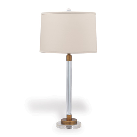 Maxwell Brass Lamp 34"H