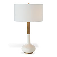 Powell White Lamp