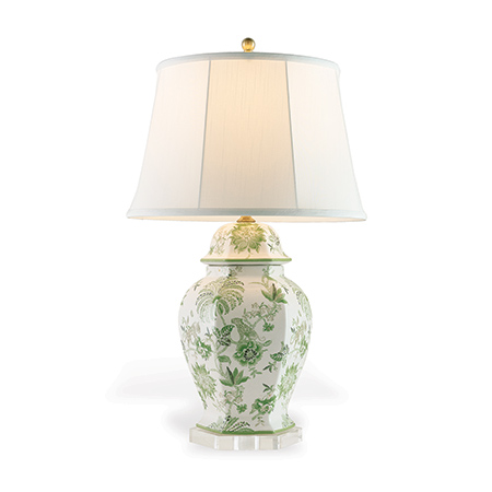 Braganza Green Hex Lamp