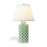 Bamboo Trellis  Hex Lamp