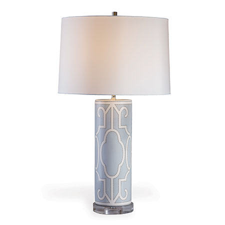 Ming Fretwork Lamp