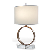 Megan Crystal / Brass Lamp