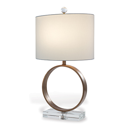 Megan Crystal / Brass Lamp