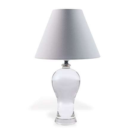 Bari Mini Plum Crystal Lamp