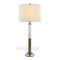 Reynolds Crystal/brass Lamp