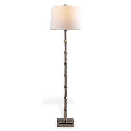 Lauderdale Nickel Floor Lamp