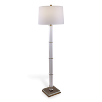 Blake Brass/crystal Floor Lamp