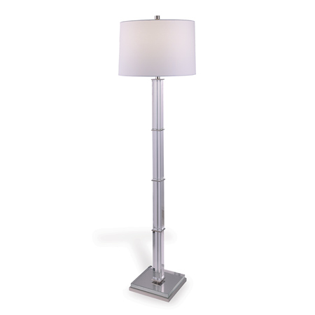 Blake Nickel/crystal Floor Lamp