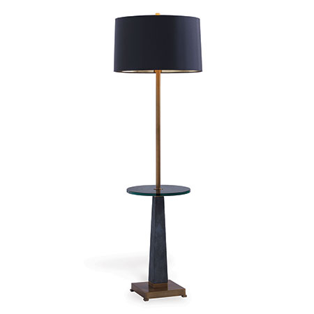 Cairo Gray Floor Lamp With Table