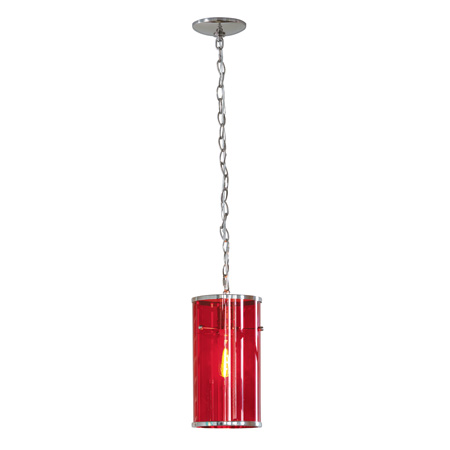 Cassidy Red Pendant  13.5"H