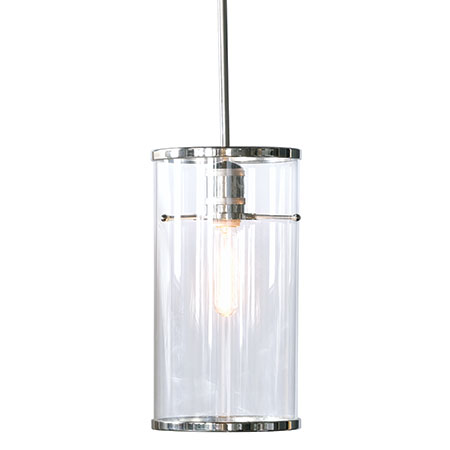 Cassidy Nickel/clear Pendant With Pole