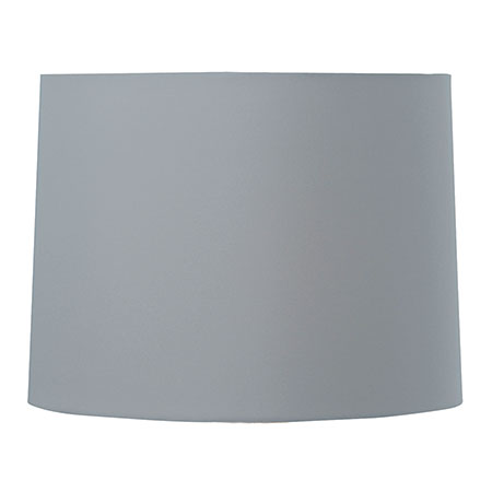 Light Gray Hardback Drum Shade