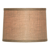 Natural Burlap Drum Shade