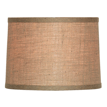 Natural Burlap Drum Shade