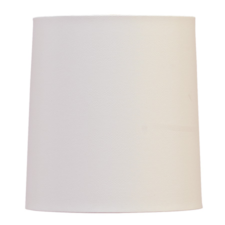 Ivory Lizard Hardback Drum Shade