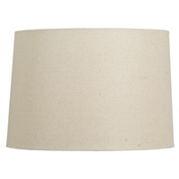 Dark Linen Hardback Drum Shade