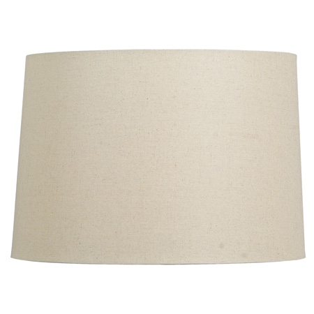 Dark Linen Hardback Drum Shade