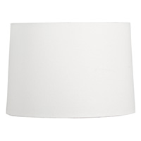 Eggshell Linen Hardback Drum Shade