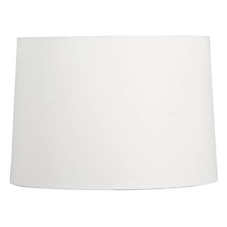 Eggshell Linen Hardback Drum Shade