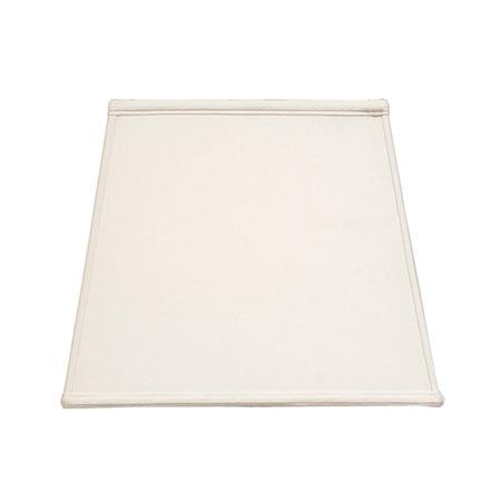 Off White Square Tapered Hardback Shade