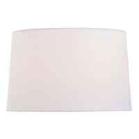 Ivory Round Drum Hardback Shade