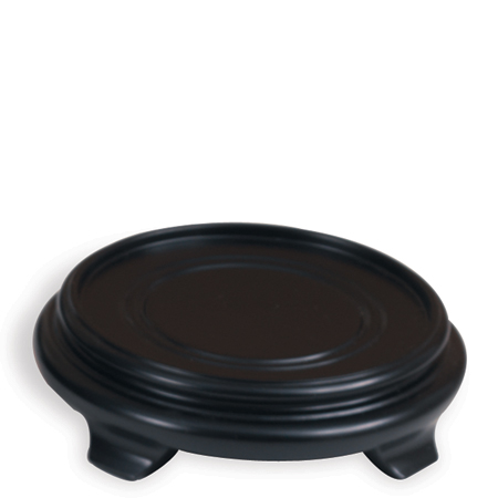 4 1/2" Round Stand Black (set Of 5)