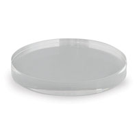 Clear Lucite Round Stand 6"D (set Of 2)