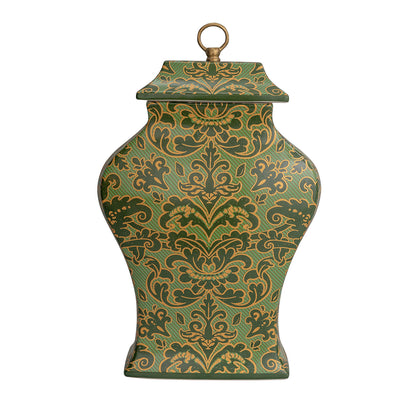Richmond Damask Green Jar