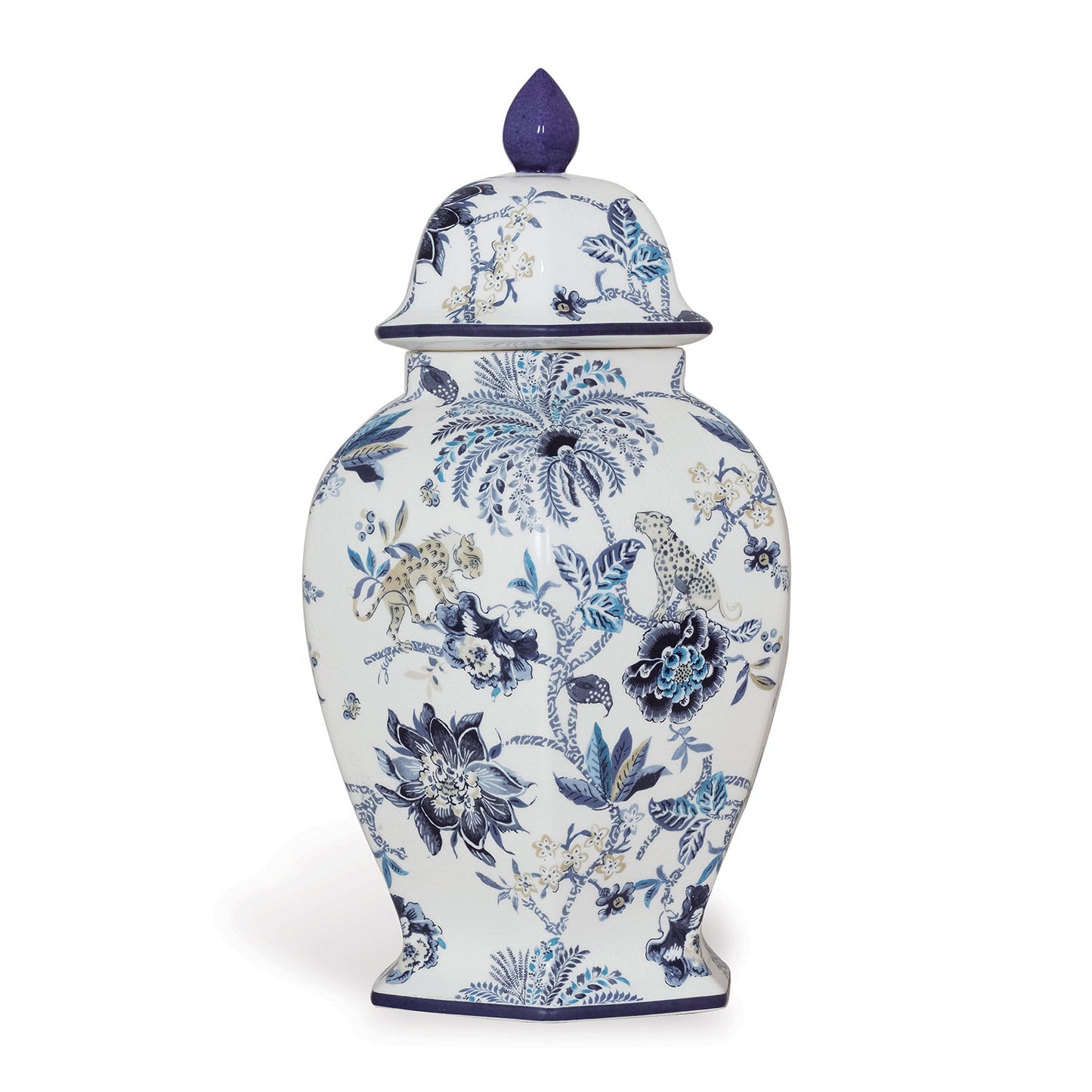Braganza Blue Jar Medium