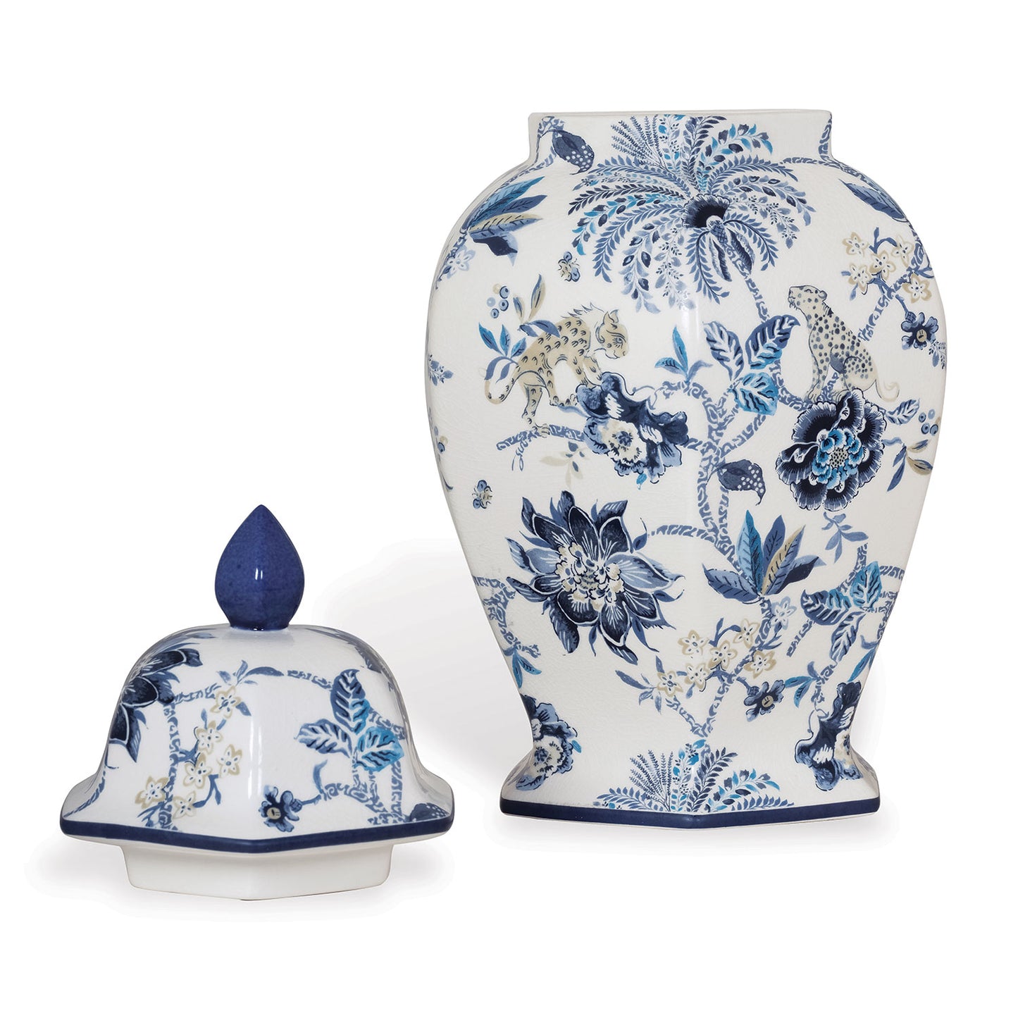 Braganza Blue Jar Medium