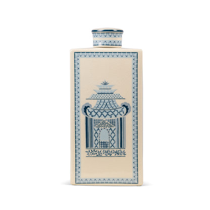 Pagoda Garden Blue Large Jar
