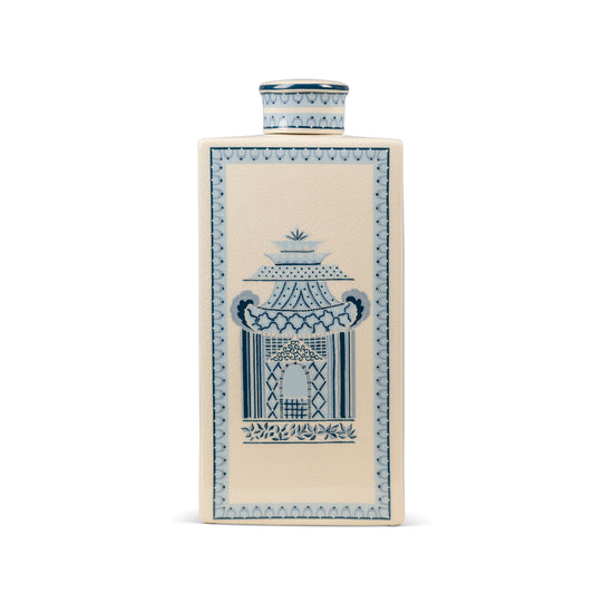 Pagoda Garden Blue Large Jar