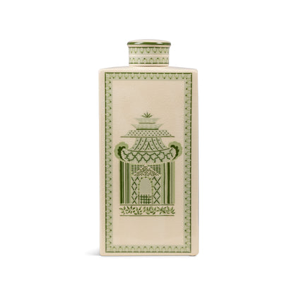 Pagoda Garden Green Large Jar