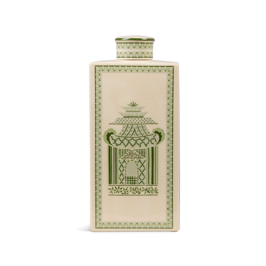 Pagoda Garden Green Large Jar