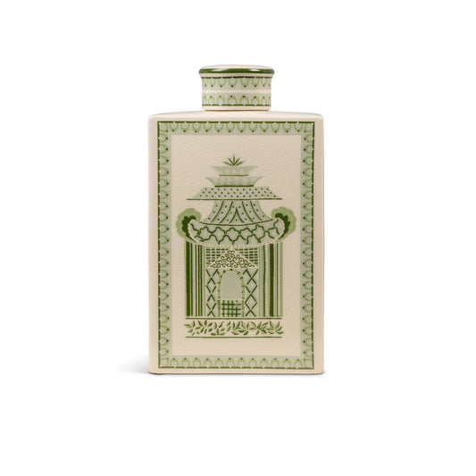 Pagoda Garden Green Medium Jar
