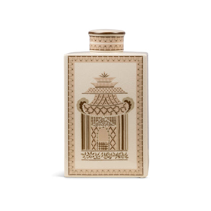 Pagoda Garden Mocha Medium Jar