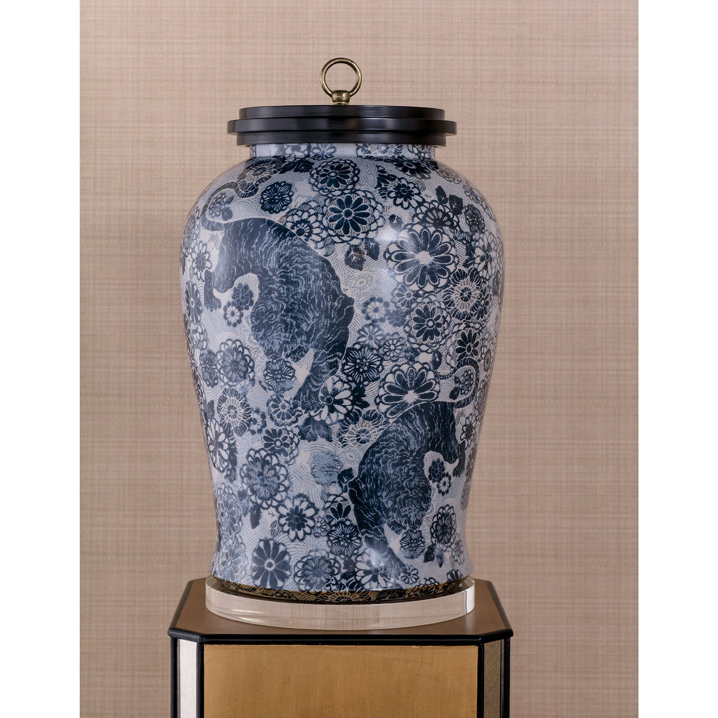 Siberian Tiger Large Jar