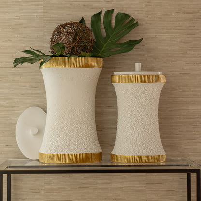 Bruner Cream Oval Jar Large