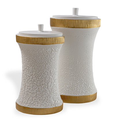 Bruner Cream Oval Jar Small