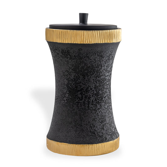 Bruner Black Oval Jar Large